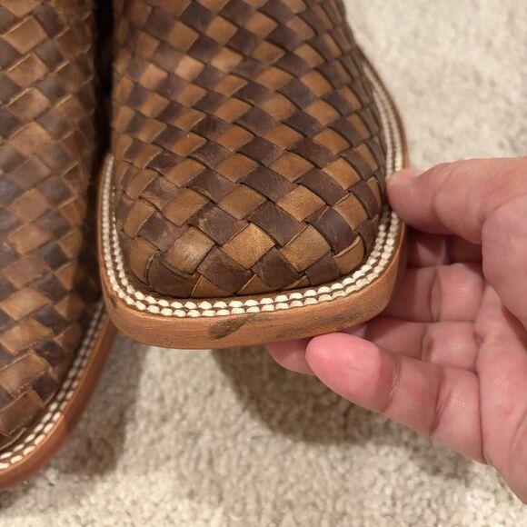 Try On Demo Horse Power Men’s Unbeweavable Western Boots Leather HP1758 Size 9.5 main image 11